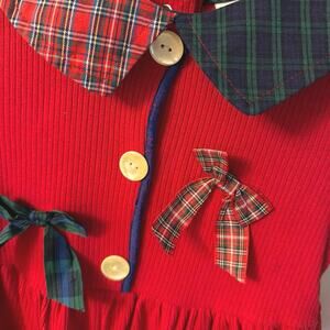Buster Brown vintage Christmas baby one piece sz18m
